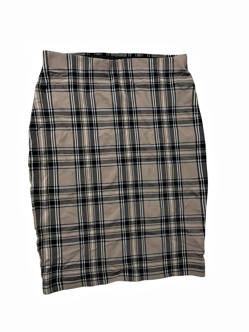 Rachel Zoe Plaid Mini Skirt Gray & Black Size XS Like New